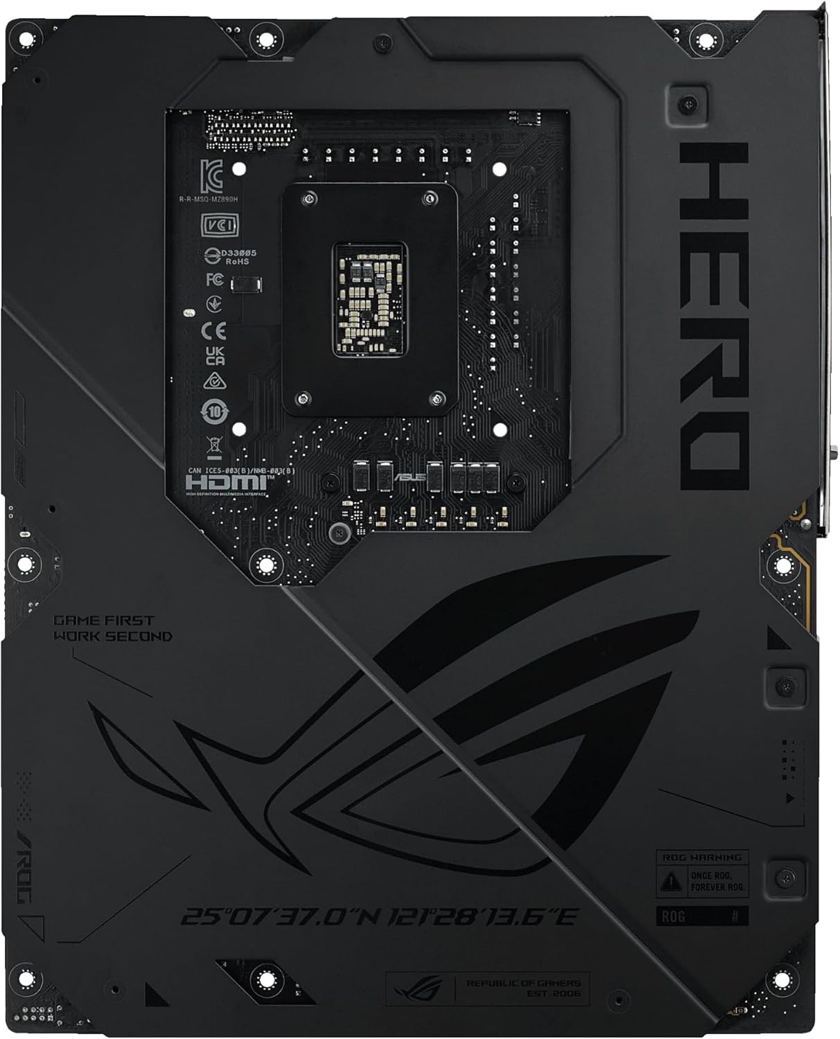 ASUS ROG Maximus Z890 Hero Intel® Z890 LGA 1851 ATX Motherboard, Advanced AI PC-Ready, 22+2+1+2 Stages, DDR5, WiFi 7, 3X PCIe® 5.0 M.2, Thunderbolt™ 4, USB Type-C®, AI Overclocking/Cooling/Networking
