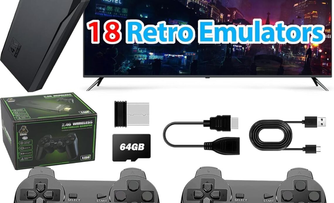 retro gaming consoles