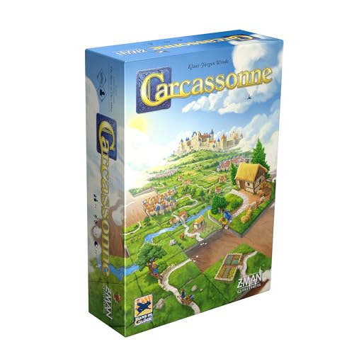 Carcassonne Board Game (BASE GAME) - Classic Tile-Laying Strategy for All Ages