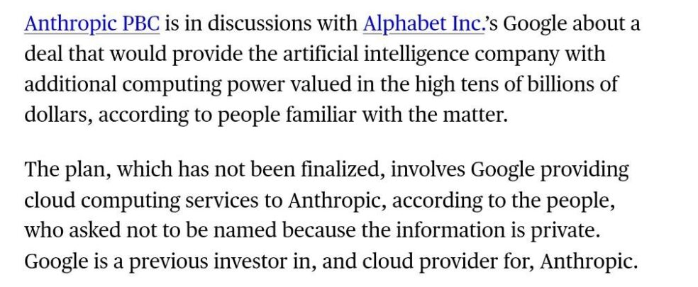 Anthropic and Google negotiating multibillion-dollar cloud partnership 2 image 74